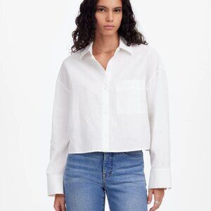 Madewell White Linen Shirt